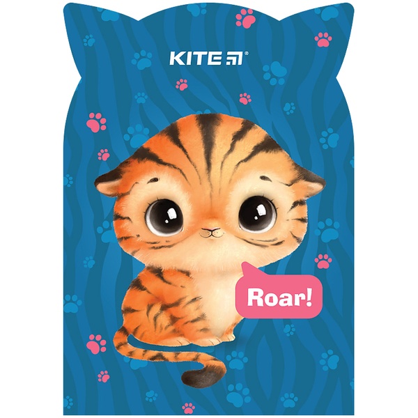 Блокнот Kite Roar cat K24-461-1, 48 аркушів, клітинка K24-461-1 фото