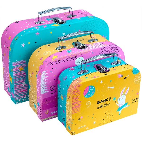 Набор чемоданов Kite Magic Bunny K21-189 K21-189 фото