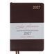 Ежедневник Leo Planner Aldento A5 датированный 2027 интегральный темно-коричневый 368 страниц 252733 фото 1