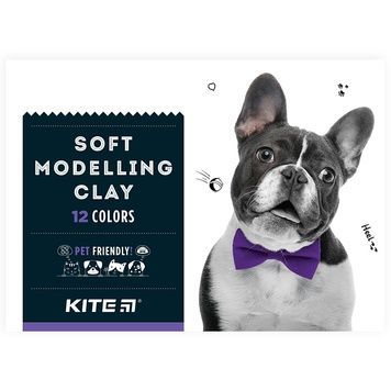 Пластилин восковой Kite Dogs K22-1086, 12 цветов, 240 г K22-1086 фото