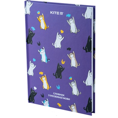 Словарь для записи иностранных слов Kite UA Cats K24-407-1, 60 листов K24-407-1 фото