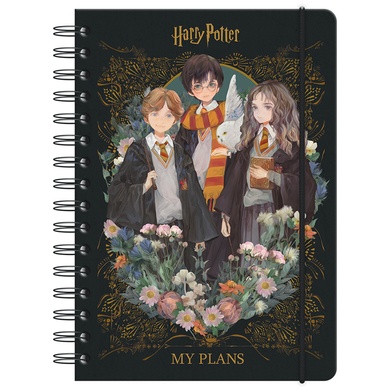 Щоденник на спіралі Kite Harry Potter HP23-438, тверда обкладинка HP23-438 фото