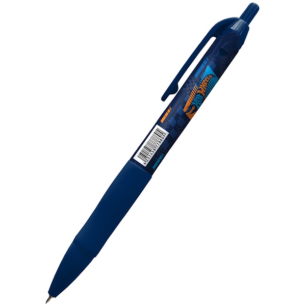 Ручка шариковая автоматическая Kite Hot Wheels HW24-039, синяя HW24-039 фото