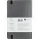 Книга записна Axent Partner Soft 8310-15-A, A5-, 125x195 мм, 96 аркушів, крапка, гнучка обкладинка, сіра 8310-15-A фото 4