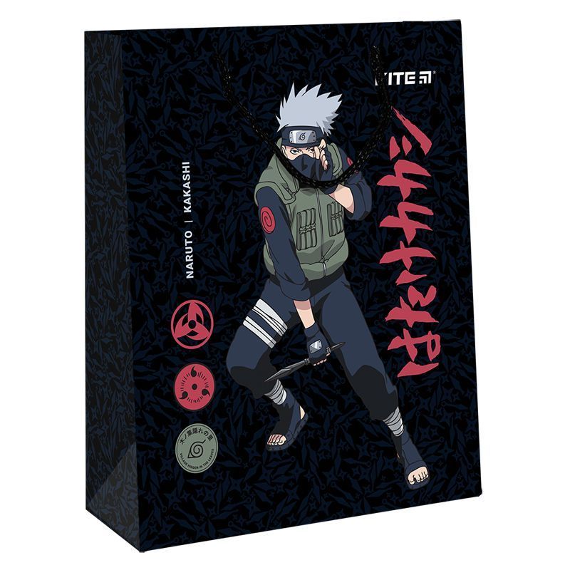 Пакет бумажный подарочный Kite Naruto NR23-266, 26х32см купить