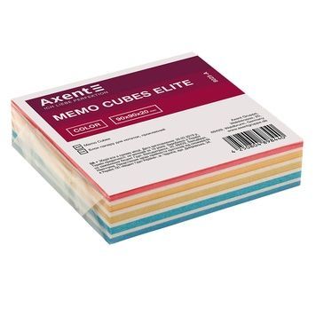 Папір для нотаток Axent Elite &ldquo;Color&rdquo; 8025-A 90х90х20 мм, проклеєний 8025-A фото