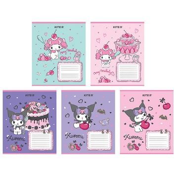 Зошит шкільний Kite Kuromi HK24-237, 18 аркушів, лінія HK24-237 фото