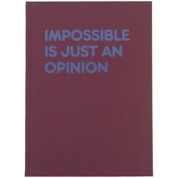 Книга записна Impossible 8458-1-A, А5, 96 аркушів, клітинка, тверда обкладинка 8458-1-A фото
