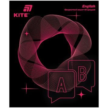 Зошит предметний Kite Lumen K26-240-8, 48 аркушів, лінія, англійська мова K26-240-8 фото