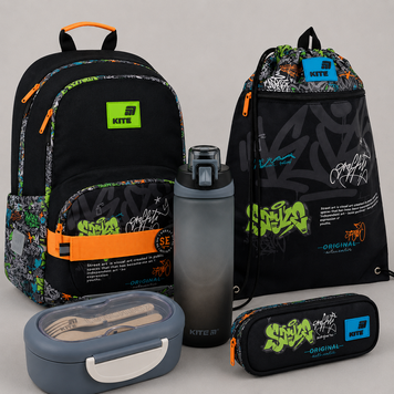 Шкільний набір Kite Education Street Style SET_K26-585M-4 5в1 SET_K26-585M-4 фото