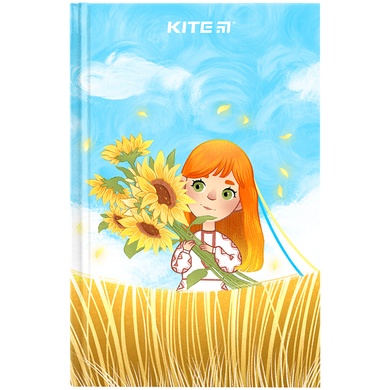 Книга записна Kite K24-199-2, тверда обкладинка, А6, 80 аркушів, клітинка K24-199-2 фото