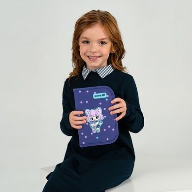 Пенал без наповнення Kite Be Friends K26-622-3, 1 відділення, 2 відвороти K26-622-3 фото