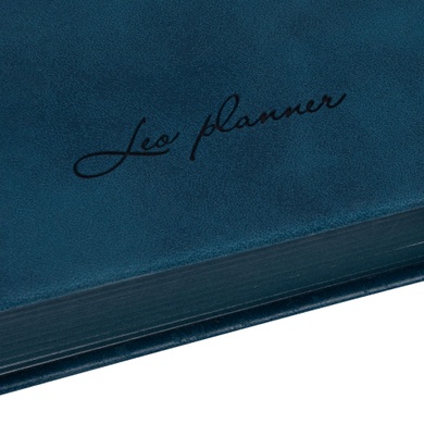 Ежедневник 12x20см Leo Planner датированный 2024 Tiffany cеро-синий 252410 фото