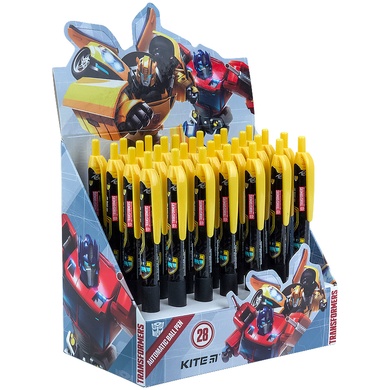 Ручка кулькова автоматична Kite Transformers TF21-039, синя TF21-039 фото
