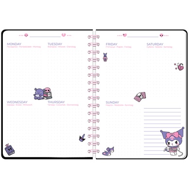 Дневник на спирали Kite Hello Kitty HK23-438, твердая обложка HK23-438 фото