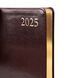 Ежедневник А5 Leo Planner датированный 2025 Aldento темно коричневый 368 стр 252538 фото 3