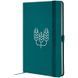 Книга записная Axent Partner Колоски 8201-31-6-A, 125x195 мм, 96 листов, клетка, малахитовая 8201-31-6-A фото 1