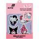 Набір стікерів світловідбиваючих для твердих поверхонь Kite Hello Kitty HK25-115 HK25-115 фото 1