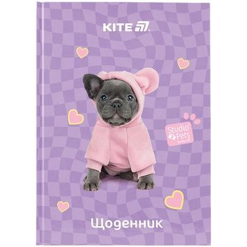Щоденник шкільний Kite Studio Pets SP25-262-2, тверда обкладинка SP25-262-2 фото