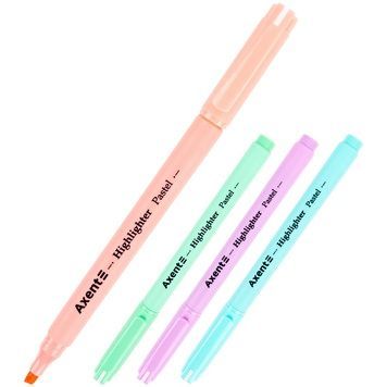 Маркер Axent Highlighter Pastel 2533-40-A, 2-4 мм, клиноподібний, набір 2533-40-A фото