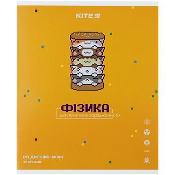 Предметная тетрадь Kite Pixel K21-240-15, 48 листов, клетка, физика K21-240-15 фото