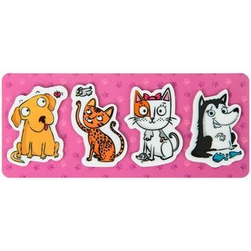 Закладки пластикові Kite Pets K22-479-5, 4x20 шт, 35х50 мм K22-479-5 фото
