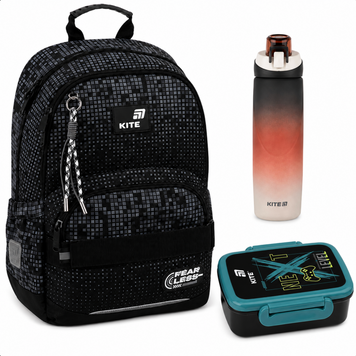 Рюкзак школьный Kite Education Fearless K26-585M-3 3в1 K26-585M-3set фото