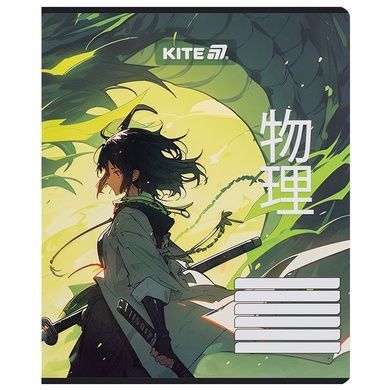 Тетрадь школьная Kite Anime K25-237-1, 18 листов, линия K25-237-1 фото