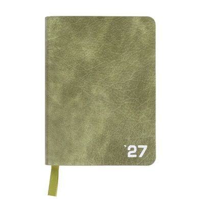 Ежедневник Leo Planner Prime A6 датированный 2027 мягкий оливковый 352 страницы 252736 фото