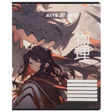 Тетрадь школьная Kite Anime K25-237-1, 18 листов, линия K25-237-1 фото
