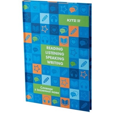 Словник для запису іноземних слів Kite Reading K24-407-3, 60 аркушів K24-407-3 фото