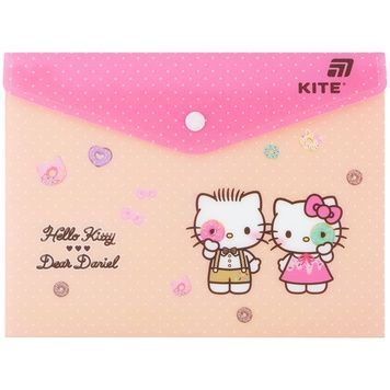 Папка на кнопці Kite Hello Kitty HK25-245-2, А5 HK25-245-2 фото