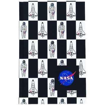 Книга записна Kite NASA NS21-199-1, тверда обкладинка, А6, 80 аркушів, клітинка NS21-199-1 фото