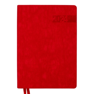 Ежедневник А5 Leo Planner датированный 2024 Boss красный 252420 фото