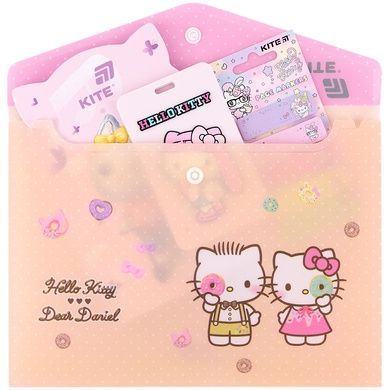 Папка на кнопці Kite Hello Kitty HK25-245-2, А5 HK25-245-2 фото
