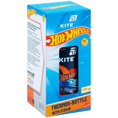 Термос с трубочкой HW25-1261 400мл, Hot Wheels HW25-1261 фото