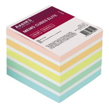 Папір для нотаток Axent Elite &ldquo;Color&rdquo; 8028-A 90х90х70 мм, непроклеєний 8028-A фото