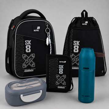 Шкільний набір Kite 5в1 Education Skate SET_K26-555S-7 SET_K26-555S-7 фото