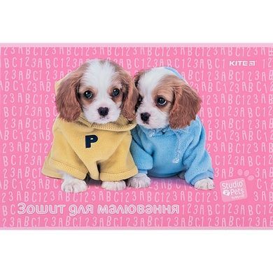 Тетрадь для рисования Kite Studio Pets SP24-241, 12 листов SP24-241 фото