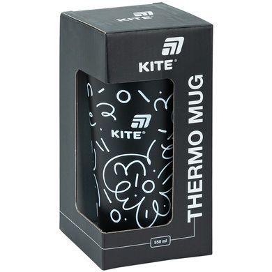 Термокружка Kite K25-1226-1, 550 мл, черная K25-1226-1 фото