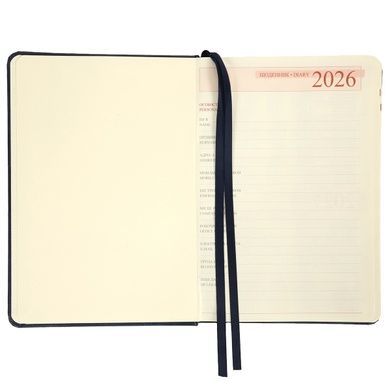 Дневник-деловая записная книжка А5 Leo Planner датированный 2026 "Persona", твердый, синий, 368 страниц (252662) 252662 фото