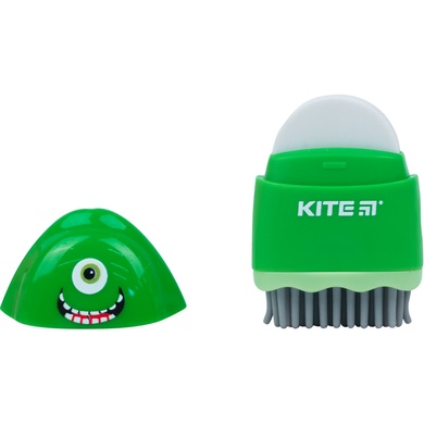 Точилка с контейнером и ластиком Kite Faces K21-365, ассорти K21-365 фото