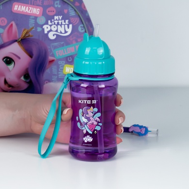 Бутылочка для воды Kite My Little Pony LP24-399, 350 мл, фиолетовая LP24-399 фото