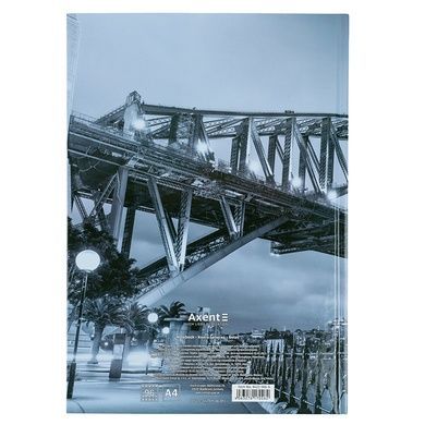 Книга записна Axent Glory 8422-566-A, А4, 96 аркушів, клітинка 8422-566-A фото