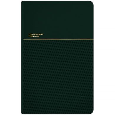 Еженедельник 2026 Axent Partner Traces 8526-26-2-A, 125*195, темно-зеленый 8526-26-2-a фото