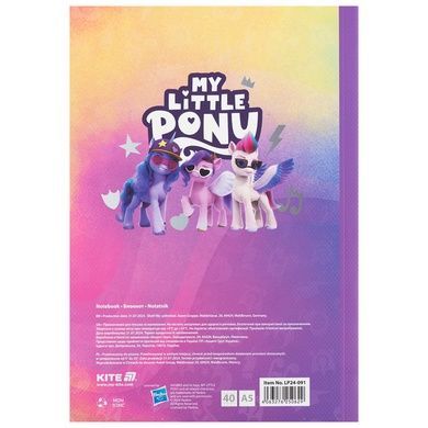 Блокнот Kite My Little Pony LP24-091, А5, 40 аркушів, клітинка LP24-091 фото