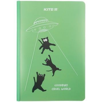 Блокнот Kite Cruel world K23-460-2, А5+, 40 аркушів, клітинка K23-460-2 фото
