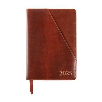 Щоденник А5 Leo Planner датований 2025 Whisky темно-коричневий 368 стор 252548 фото