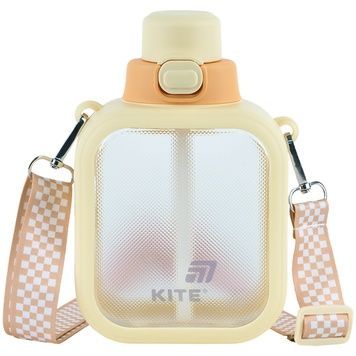 Пляшечка для води Kite K25-1237-1, 700 мл, жовта K25-1237-1 фото