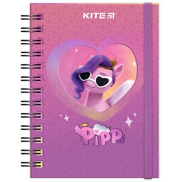 Блокнот на спіралі Kite My Little Pony LP24-229, А6, 80 аркушів, клітинка LP24-229 фото